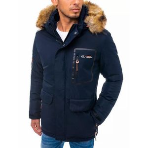 Trendy granátová zimná bunda vyobraziť