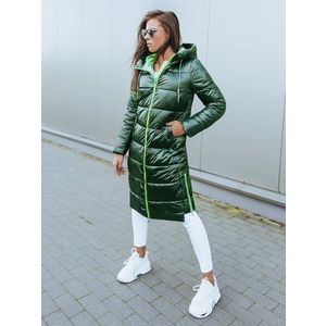 Trendy dámska bunda Bethanny v zelenej farbe vyobraziť