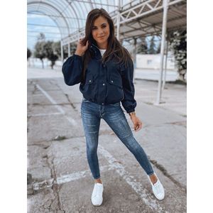 Trendy dámska oversized bunda Graceful v granátovej farbe vyobraziť