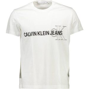 Calvin Klein pánske tričko Farba: Biela, Veľkosť: S vyobraziť