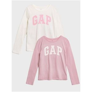 Farebné dievčenské tričko GAP Logo vyobraziť