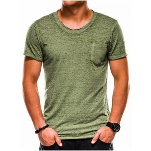 Pánske tričko bez potlače S1051 - zelené vyobraziť