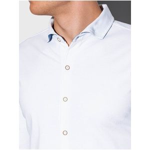 Pánska košeľa s dlhým rukávom K540 - biela vyobraziť