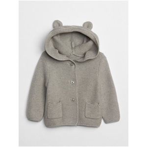 Baby sveter brannan bear sweater Šedá vyobraziť
