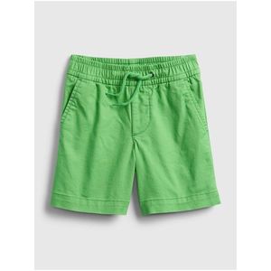 Detské kraťasy poplin pull-on shorts Zelená vyobraziť