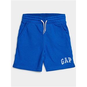 Detské kraťasy GAP Logo franch shorts Modrá vyobraziť