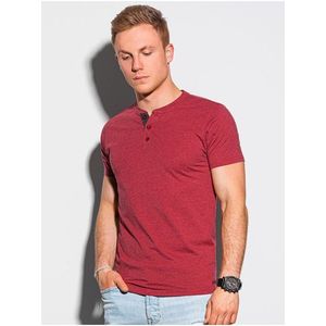 Pánske tričko bez potlače S1390 - červené vyobraziť