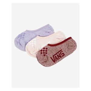 Ponožky pre ženy VANS - červená, fialová, béžová vyobraziť