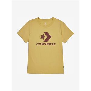 Tričká s krátkym rukávom pre ženy Converse - žltá vyobraziť