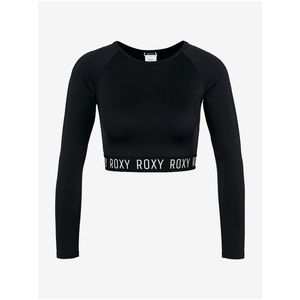 Tričká s dlhým rukávom pre ženy Roxy - čierna vyobraziť