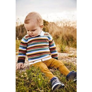 Detské nohavice Mayoral hnedá farba, jednofarebné vyobraziť