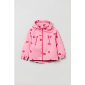 Detská bunda OVS ružová farba vyobraziť