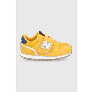 Detské topánky New Balance žltá farba vyobraziť