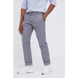 Nohavice Tom Tailor pánske, šedá farba, rovné vyobraziť