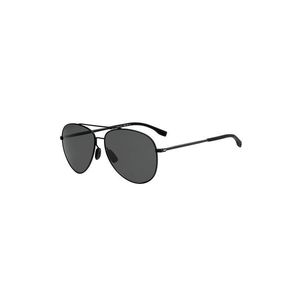 Slnečné okuliare Hugo Boss pánske, čierna farba vyobraziť