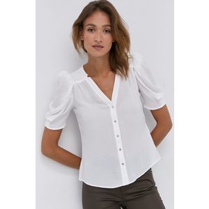 Košeľa Morgan dámska, biela farba, jednofarebná vyobraziť