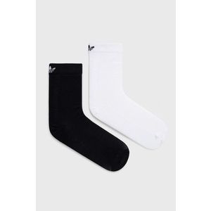 Ponožky adidas Originals dámske, biela farba vyobraziť