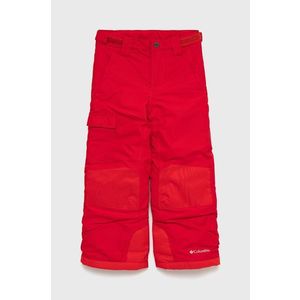 Detské nohavice Columbia červená farba vyobraziť