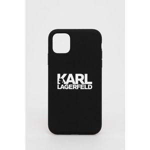 Puzdro na mobil Karl Lagerfeld iPhone 11 čierna farba vyobraziť