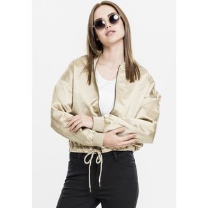 Dámska bunda URBAN CLASSICS Satin Kimono Blouson gold Veľkosť: S, Pohlavie: dámske vyobraziť