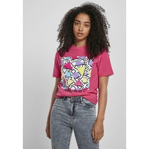 Dámske tričko MR.TEE Ladies Geometric Retro Farba: Hibiskus Pink, Veľkosť: M vyobraziť