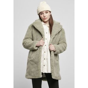 Dámsky kabát Urban Classics Oversized Sherpa softsalvia Veľkosť: L, Pohlavie: dámske vyobraziť