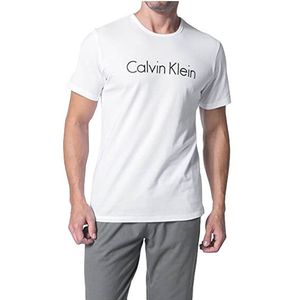 Calvin Klein Pánske tričko Comfort Cotton S / S Crew Neck NM1129E -100 White L vyobraziť