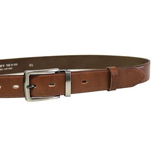 Penny Belts Pánsky kožený spoločenský opasok 35-020-2-48 Hnedý 95 cm vyobraziť