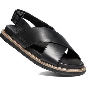 KEEN Dámske kožené sandále LANA CROSS STRAP SANDAL 1022584 Black/Black 38 vyobraziť