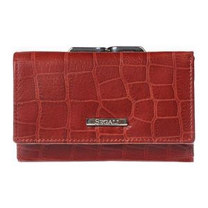 SEGALI Dámska kožená peňaženka 3305 croco red vyobraziť