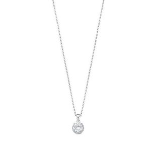 Lotus Silver Elegantný strieborný náhrdelník s čírymi zirkónmi LP3104-1 / 1 (retiazka, prívesok) vyobraziť