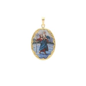 Svätý Krištof - Patrón Cestujúcich veľký medailón vyobraziť