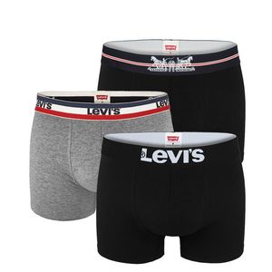 LEVI`S - 3PACK Levi`s new black boxerky v darčekovom balení-XL (95 - 105 cm) vyobraziť