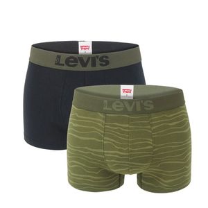 LEVI`S - 2 PACK Levi`s nature stripe army green combo boxerky -XL (95 - 105 cm) vyobraziť