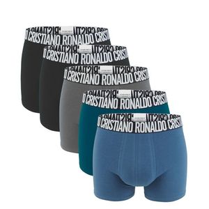 CRISTIANO RONALDO CR7 - 5PACK dark color boxerky z organickej bavlny-XL (92-97 cm) vyobraziť