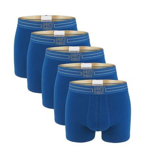 CRISTIANO RONALDO CR7 - 5PACK blue boxerky s logom CR7 z organickej bavlny-XL (92-97 cm) vyobraziť