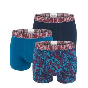 CRISTIANO RONALDO CR7 - 3PACK psychedelic blue boxerky z organickej bavlny-XL (92-97 cm) vyobraziť