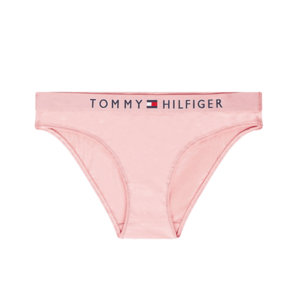 TOMMY HILFIGER - Tommy original cotton svetloružové nohavičky-XS vyobraziť