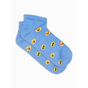 Veselé svetlo modré ponožky Smile U177 vyobraziť