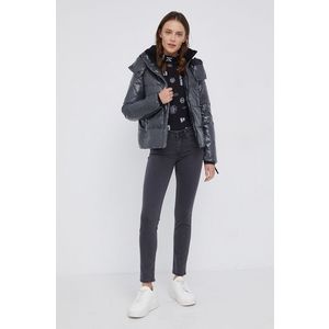 Bunda Calvin Klein Jeans dámska, šedá farba, zimná vyobraziť