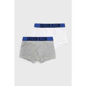 Detské boxerky Calvin Klein Underwear šedá farba vyobraziť
