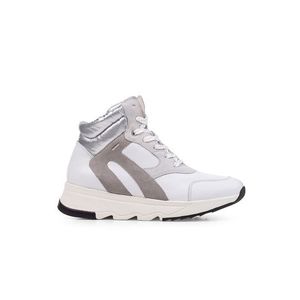 Topánky Geox biela farba, na platforme vyobraziť
