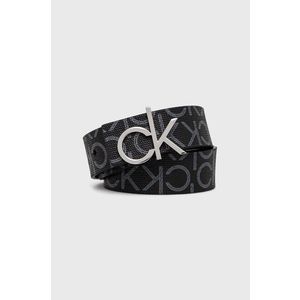 Obojstranný opasok Calvin Klein dámsky, čierna farba vyobraziť