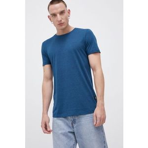 Tričko Tom Tailor pánske, tyrkysová farba, jednofarebné vyobraziť