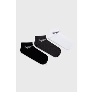 Ponožky Emporio Armani Underwear pánske, čierna farba vyobraziť
