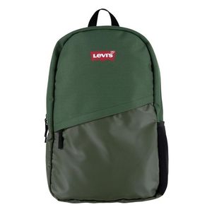 Detský ruksak Levi's zelená farba, veľký, jednofarebný vyobraziť