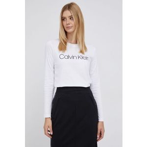 Calvin Klein - Bavlnené tričko s dlhým rukávom vyobraziť
