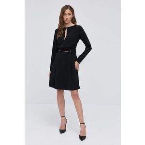 Šaty Marciano Guess čierna farba, mini, rovné vyobraziť