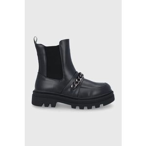 Topánky Chelsea Answear Lab dámske, čierna farba, na platforme, jemne zateplené vyobraziť