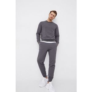 Nohavice Calvin Klein Jeans pánske, šedá farba, jednofarebné vyobraziť